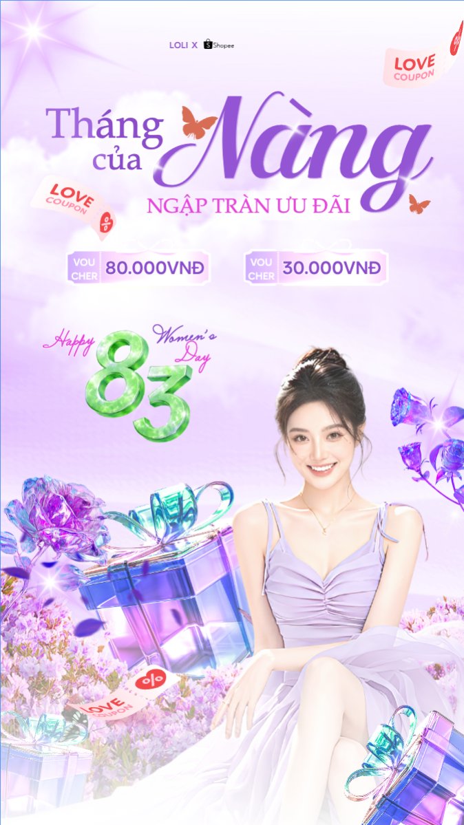 Tháng của nàng ngập tràn ưu đãi