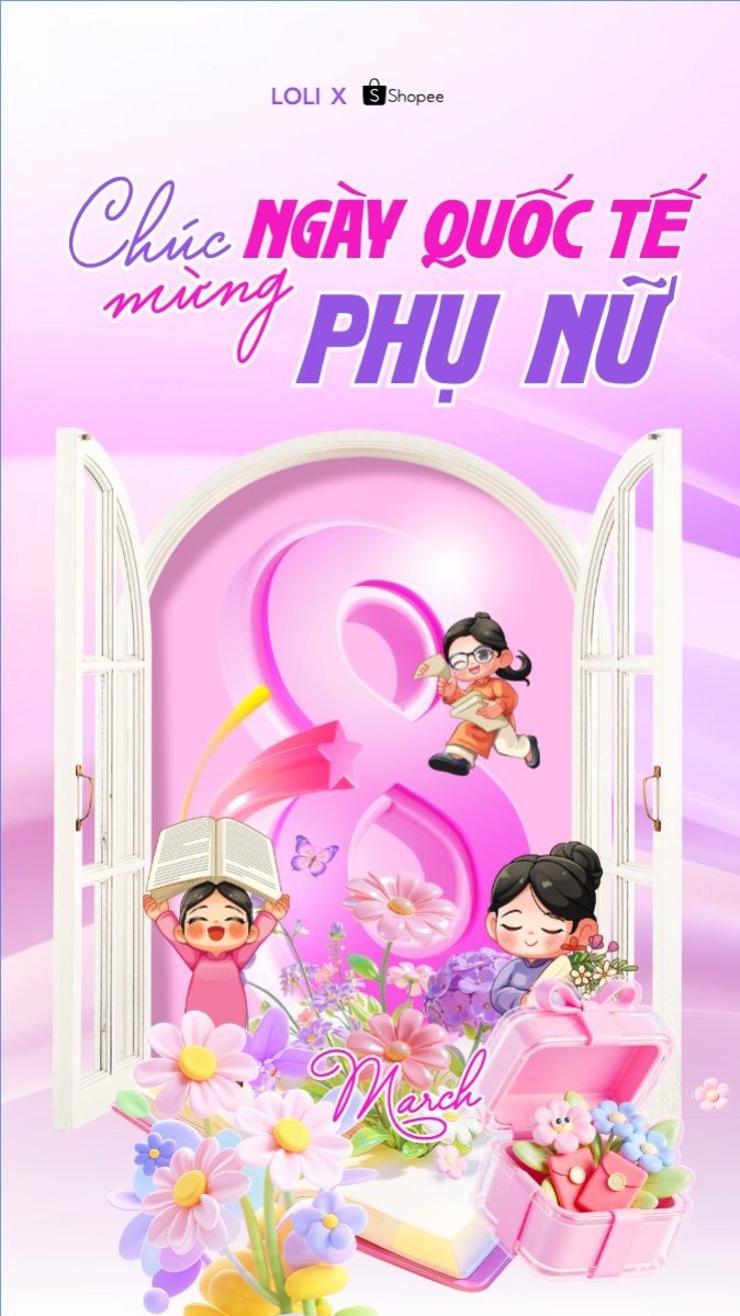 Chúc mừng ngày Quốc tế phụ nữ 8/3