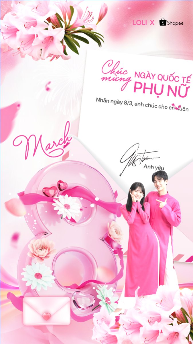 Chúc mừng ngày Quốc tế phụ nữ 8/3