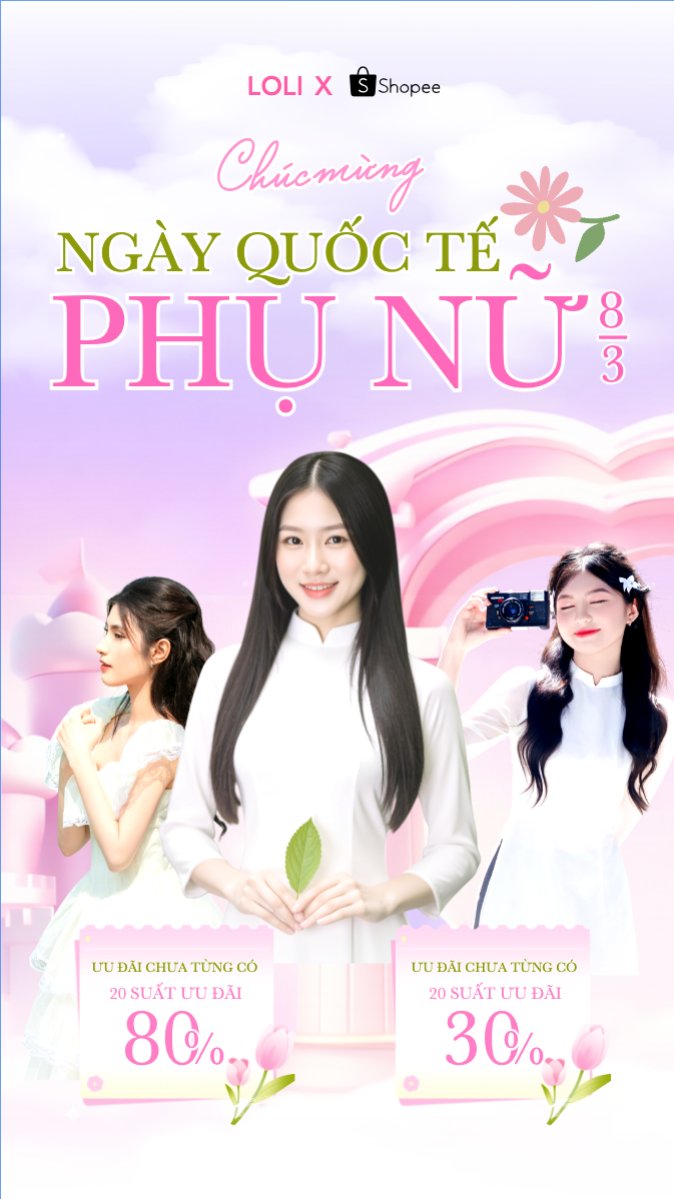 Chúc mừng ngày Quốc tế phụ nữ 8/3