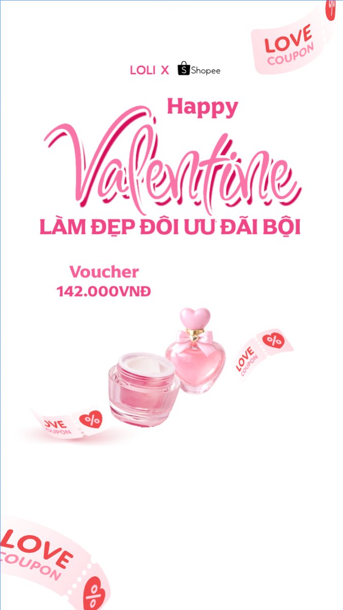Happy Valentine nhân đôi ưu đãi