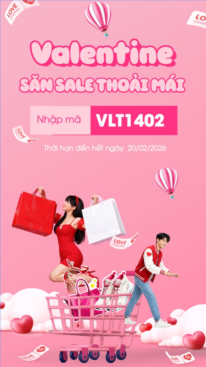 Valentine săn sale thoải mái