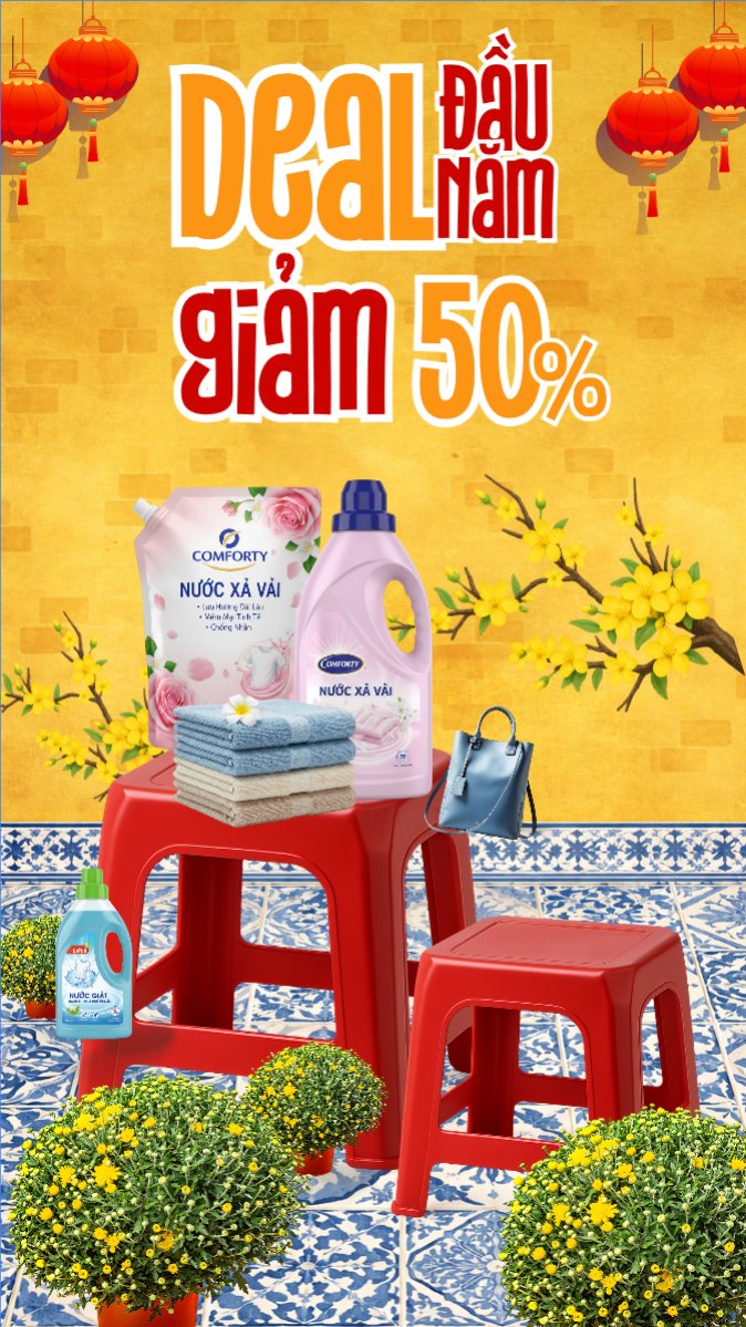 Deal đầu năm giảm 50%