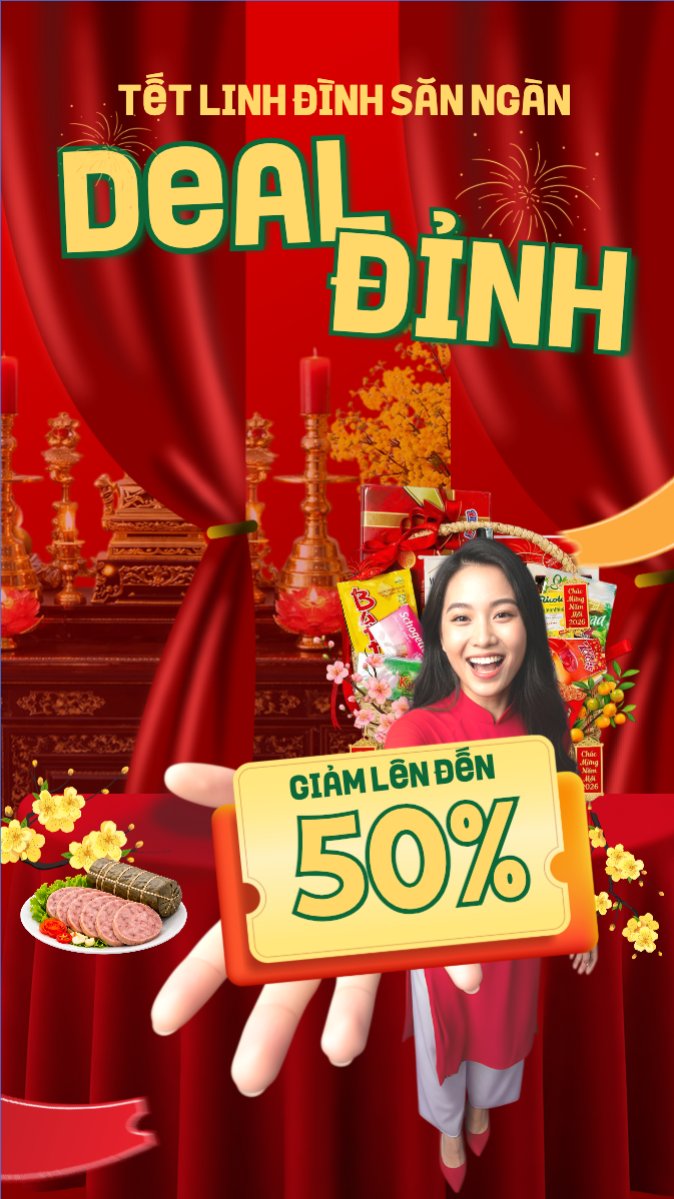 Tết linh đình săn ngàn deal đỉnh