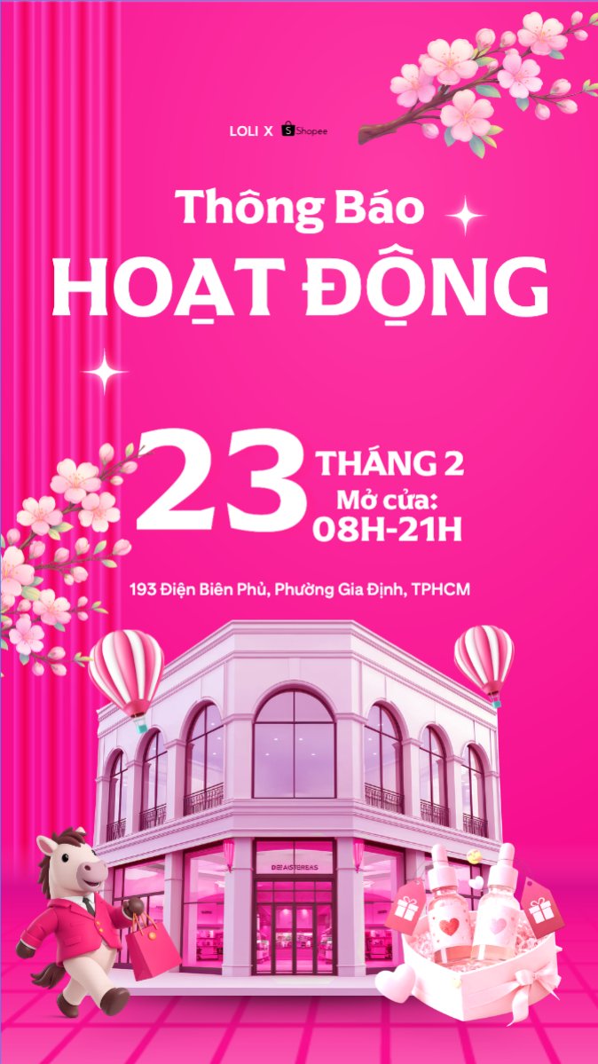 Thông báo hoạt động trở lại