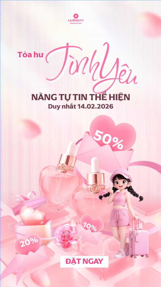 Tỏa hương thơm tình yêu nàng tự tin thể hiện