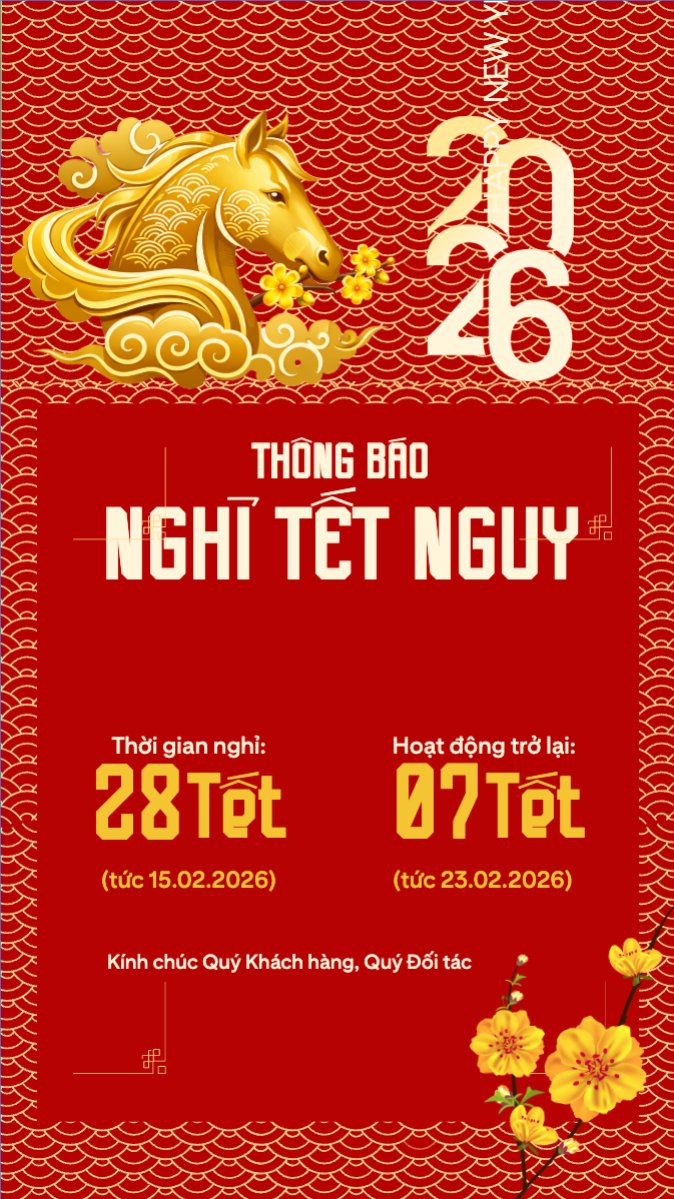 Thông báo nghỉ tết Nguyên Đán