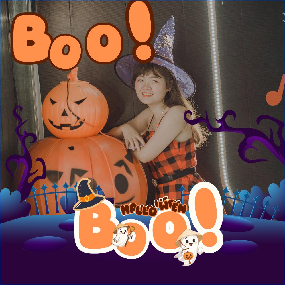 Halloween, lễ hội ma quái, sự kiện, event, dễ thương, cute, chibi, hoạt hình, cartoon