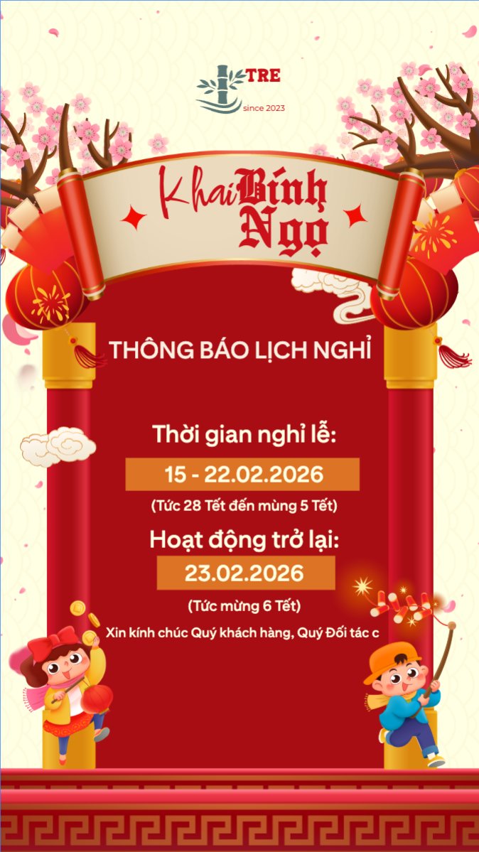 Thông báo lịch nghỉ tết nguyên đán Bính Ngọ 2026