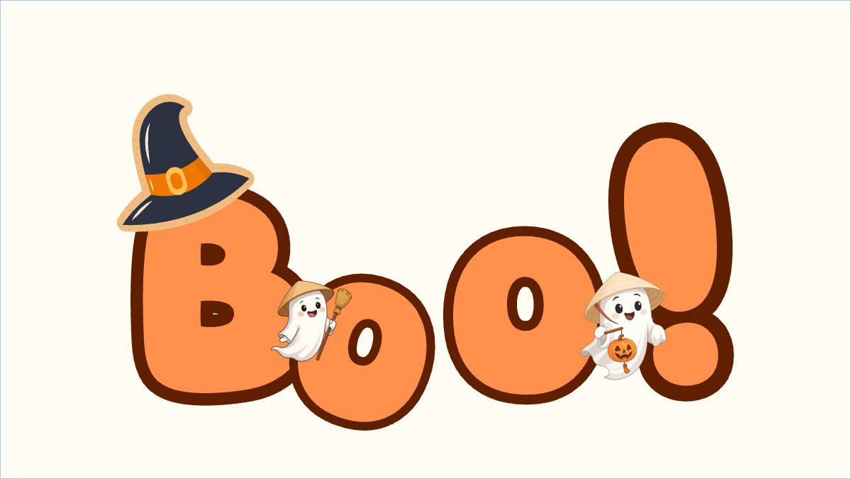Halloween, lễ hội ma quái, sự kiện, event, dễ thương, cute, chibi, hoạt hình, cartoon