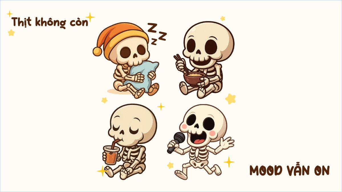 Halloween, lễ hội ma quái, sự kiện, event, dễ thương, cute, chibi, hoạt hình, cartoon