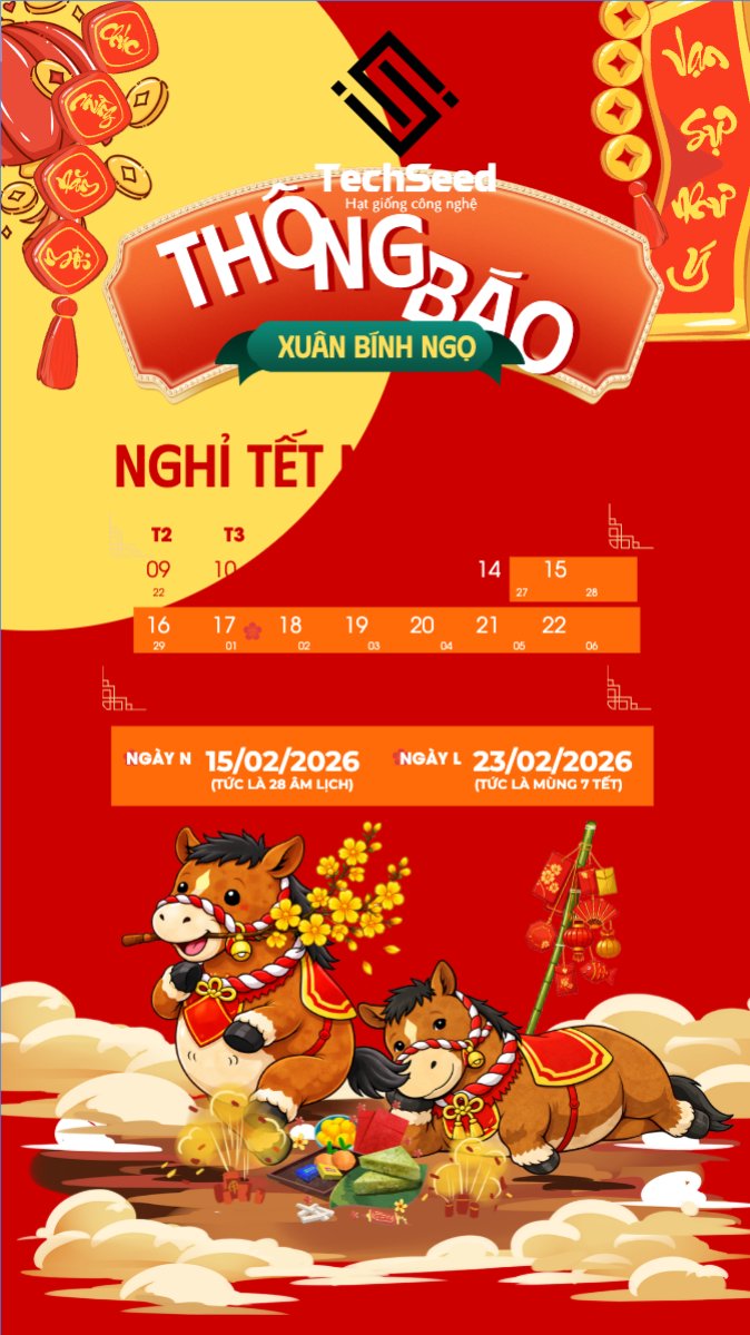 Thông báo nghỉ tết Nguyên Đán