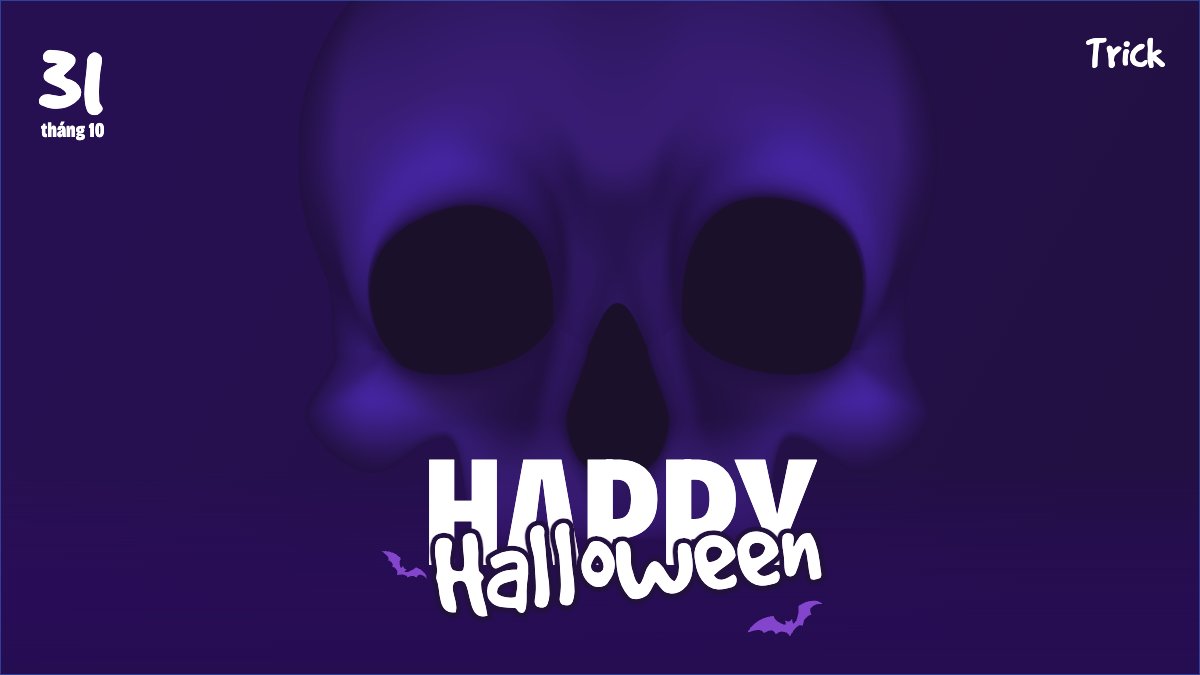 Halloween, lễ hội ma quái, sự kiện, event, dễ thương, cute, chibi, hoạt hình, cartoon