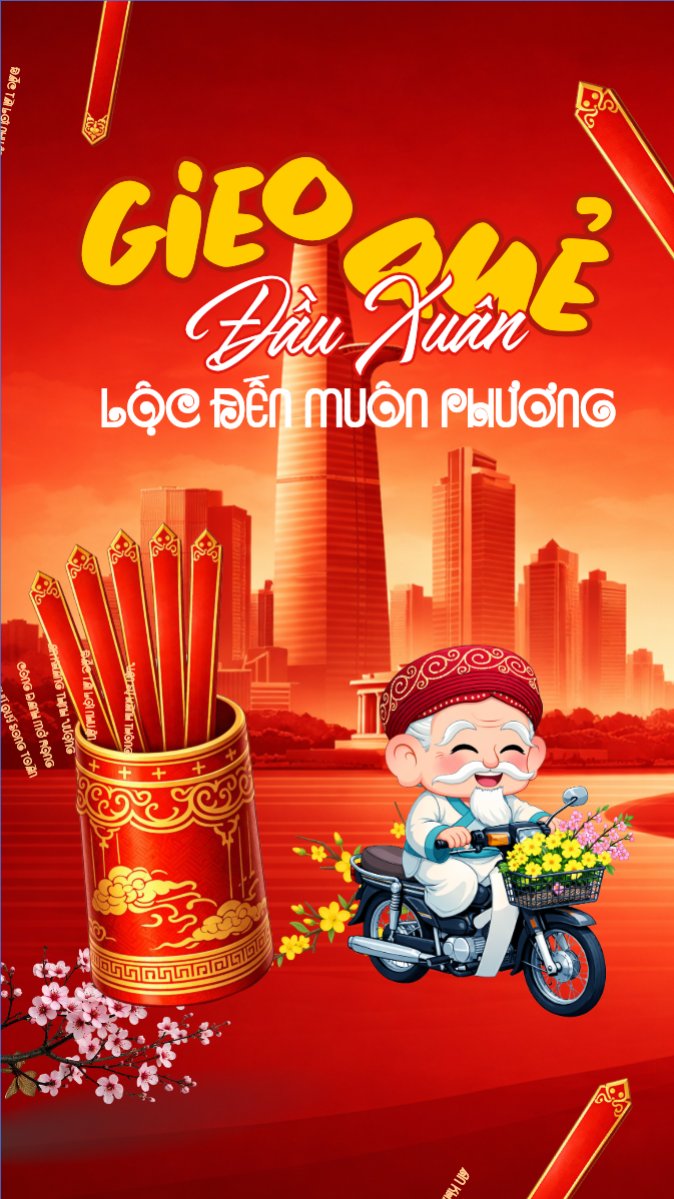 Gieo quẻ đầu xuân lộc đến muôn phương