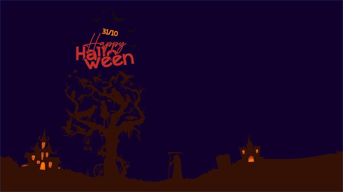 Halloween, lễ hội ma quái, sự kiện, event, dễ thương, cute, chibi, hoạt hình, cartoon