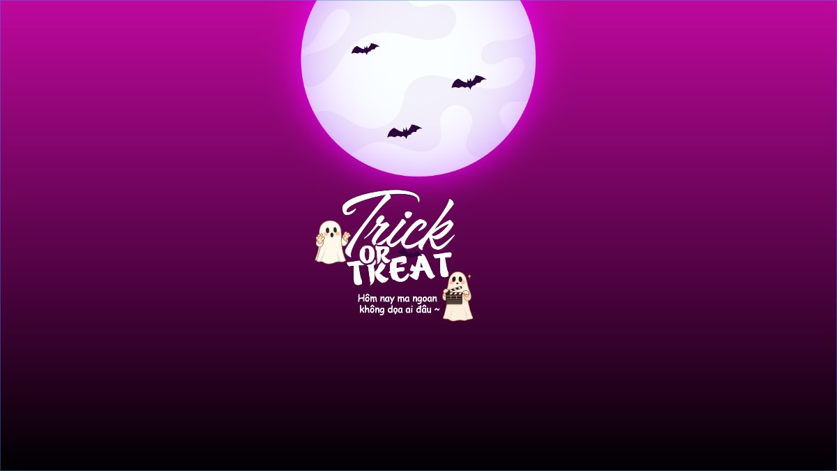 Halloween, lễ hội ma quái, sự kiện, event, dễ thương, cute, chibi, hoạt hình, cartoon