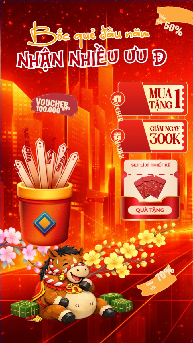 Bốc quẻ đầu năm nhận nhiêu ưu đãi