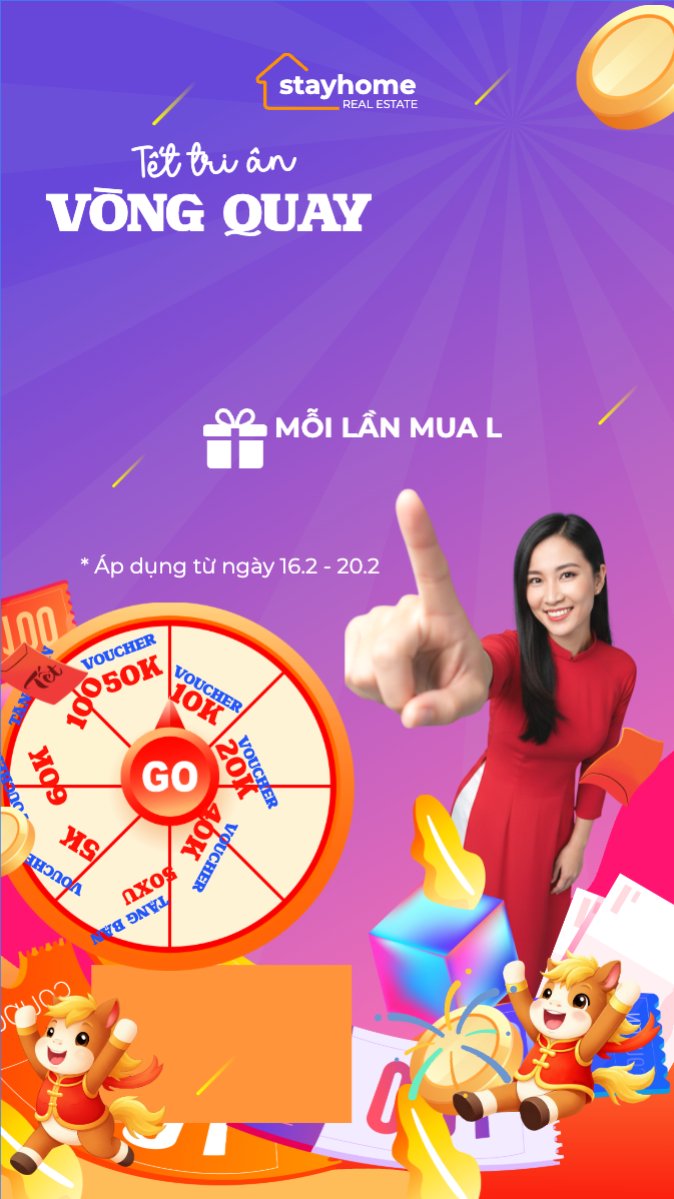 Tết tri ân vòng quay may mắn