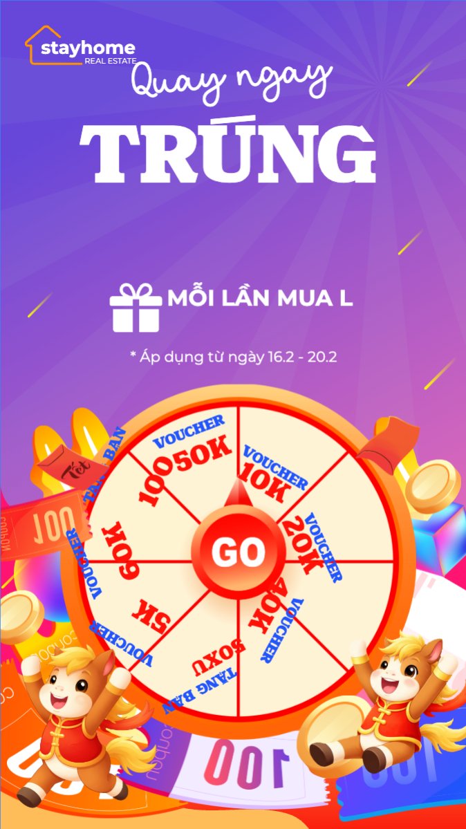Quay ngay trúng liền