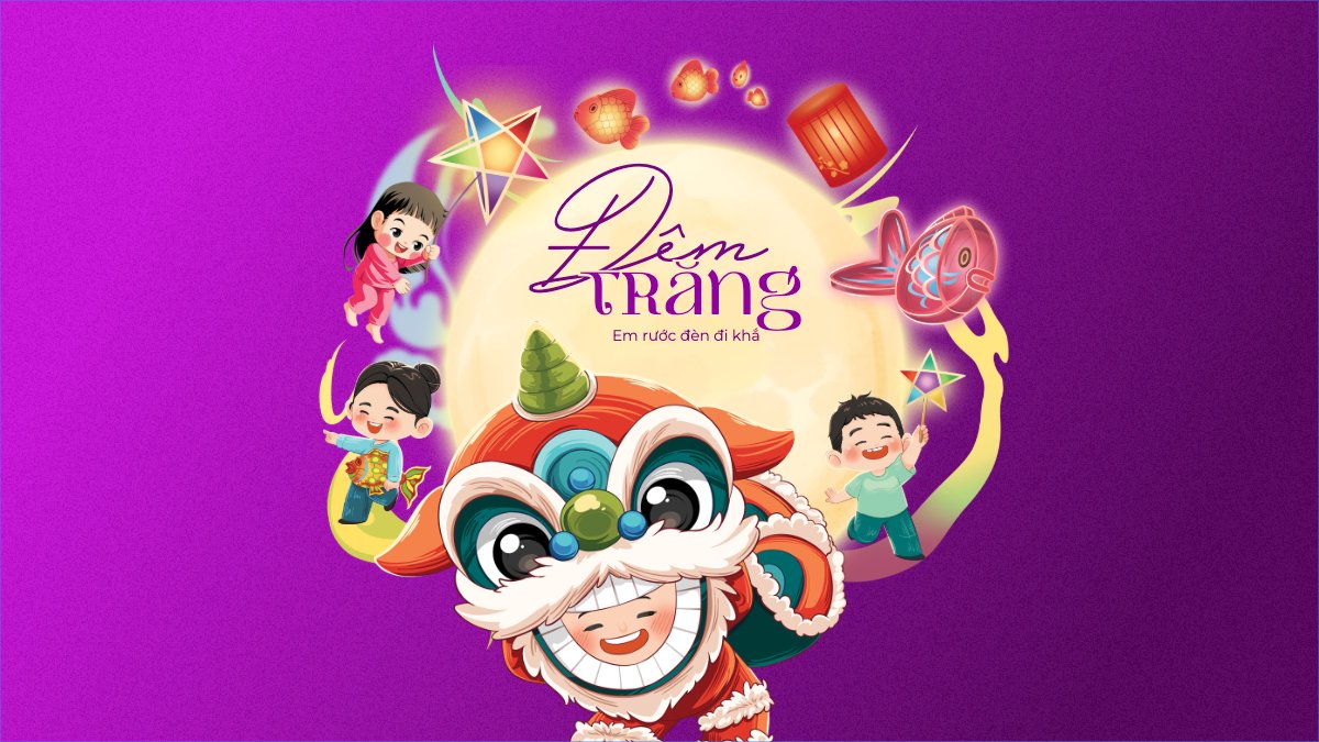 Trung thu, Tết Đoàn Viên, mid-autumn festival, sự kiện, event, dễ thương, cute, chibi, hoạt hình, cartoon