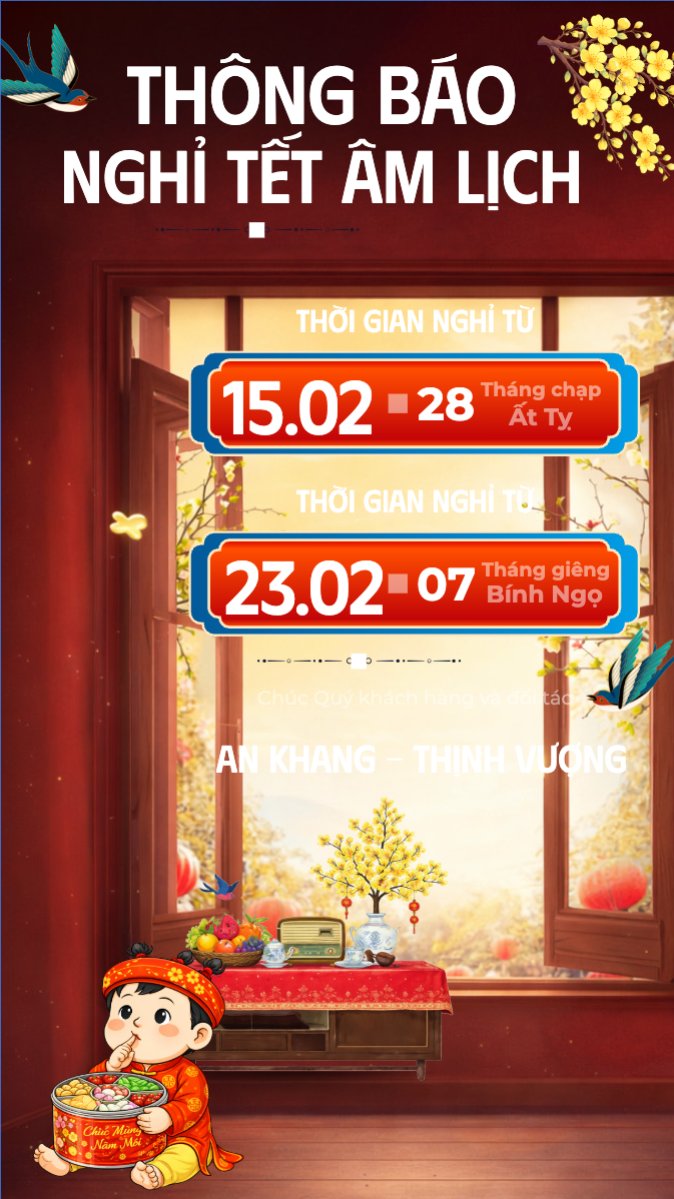 Thông báo tết âm lịch