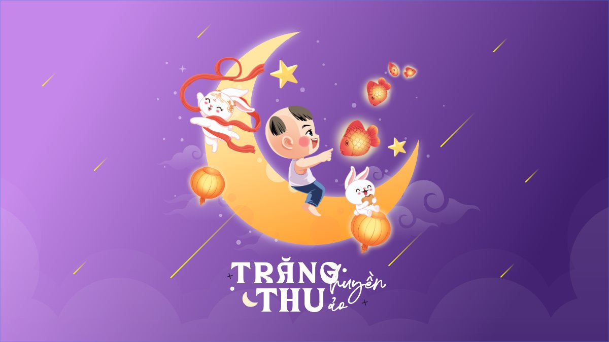 Trung thu, Tết Đoàn Viên, mid-autumn festival, sự kiện, event, dễ thương, cute, chibi, hoạt hình, cartoon	