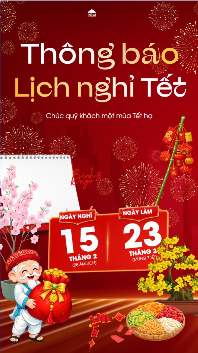 Thông báo nghỉ tết Nguyên Đán