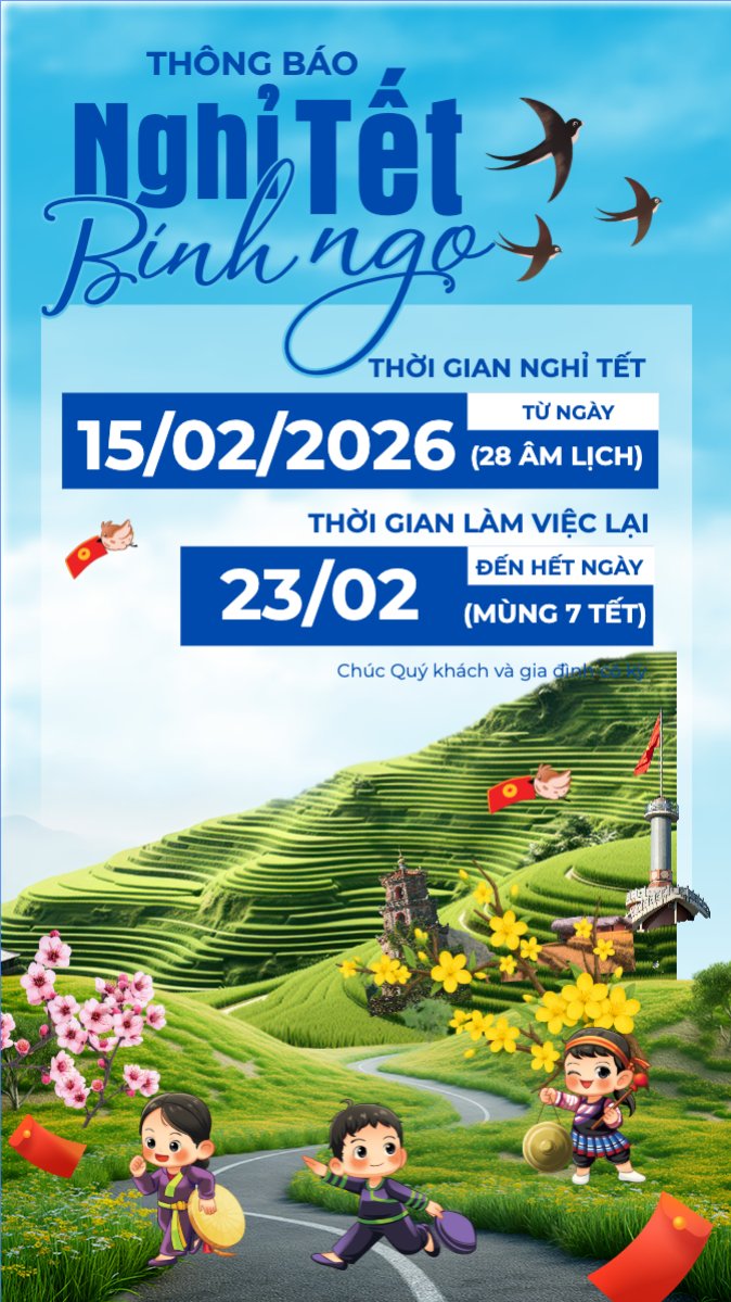Thông báo nghỉ tết Nguyên Đán