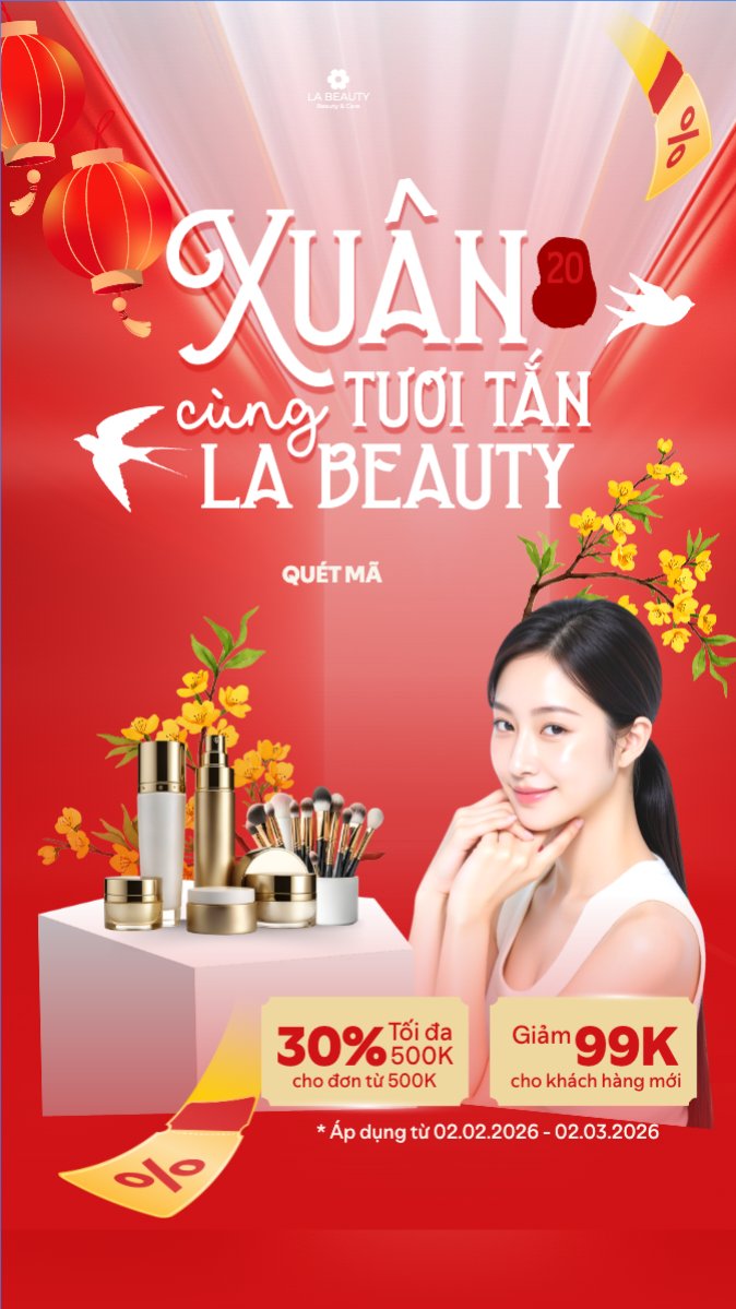 Xuân tươi tắn cùng La Beauty