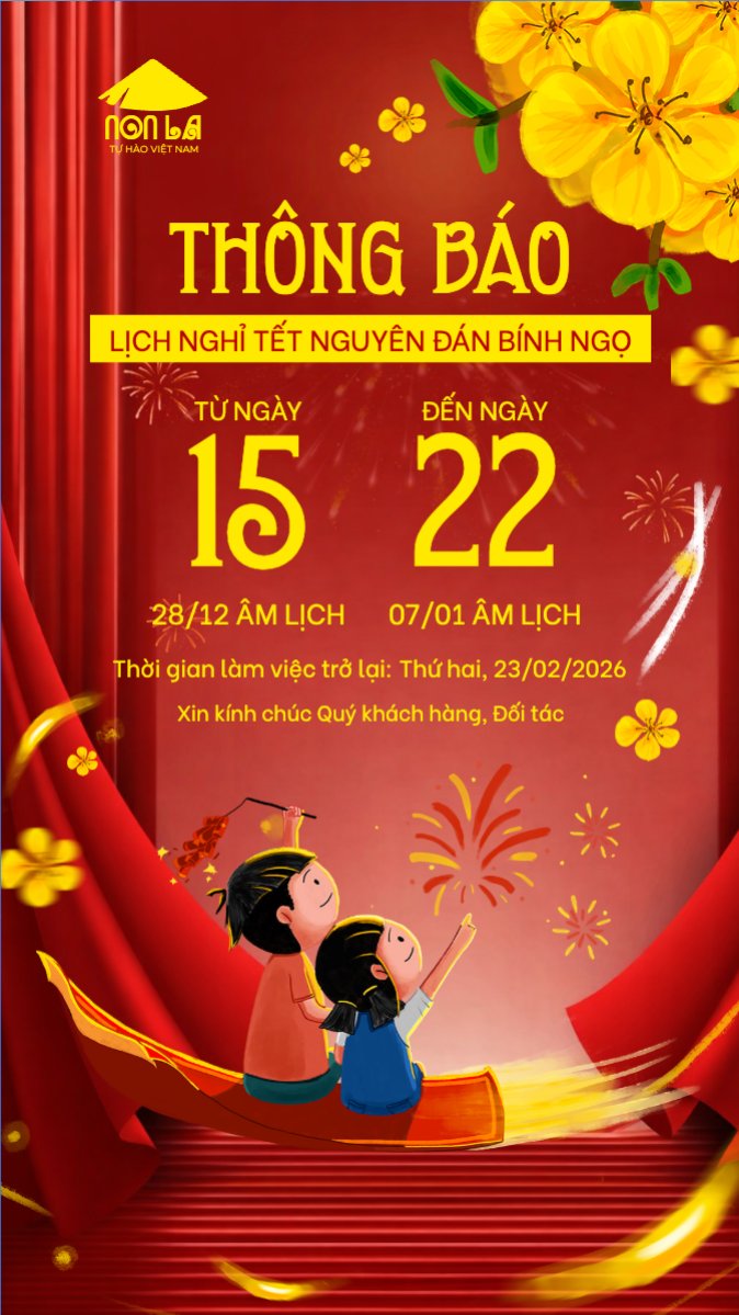 Thông báo lịch nghỉ tết nguyên đán Bính Ngọ 2026