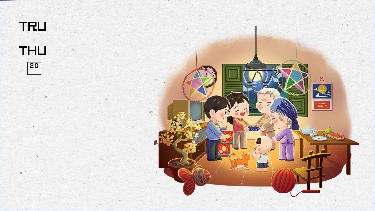Trung thu, Tết Đoàn Viên, mid-autumn festival, sự kiện, event, dễ thương, cute, chibi, hoạt hình, cartoon