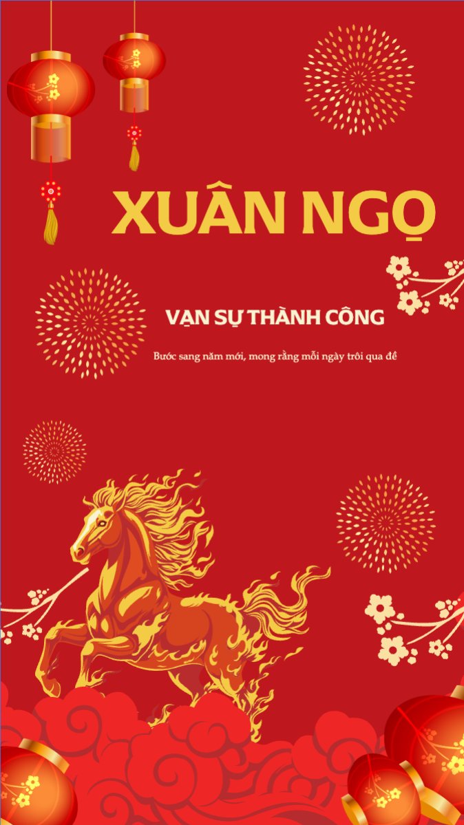 Xuân ngọ phi mã vạn sự thành công