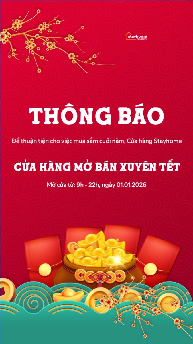 Thông báo mở cửa xuyên Tết