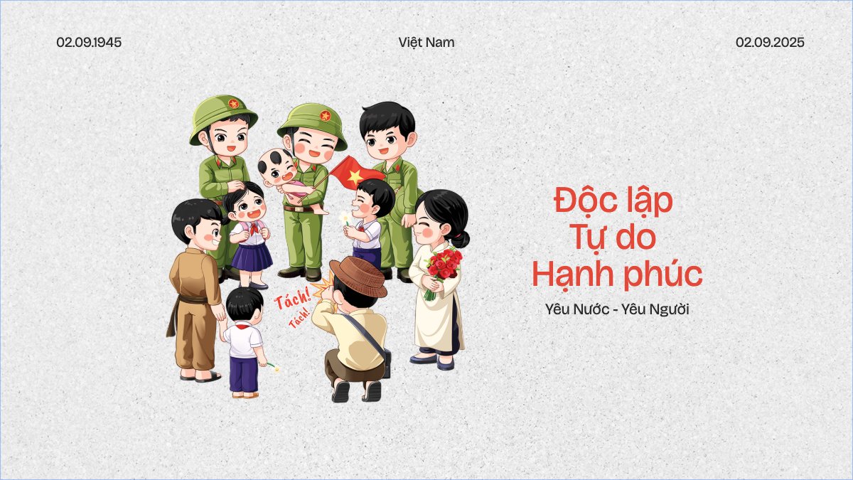 2/9, Quốc Khánh, lễ hội, Việt Nam, sự kiện, thuần Việt, dễ thương, cute, chibi, hoạt hình,  cartoon
