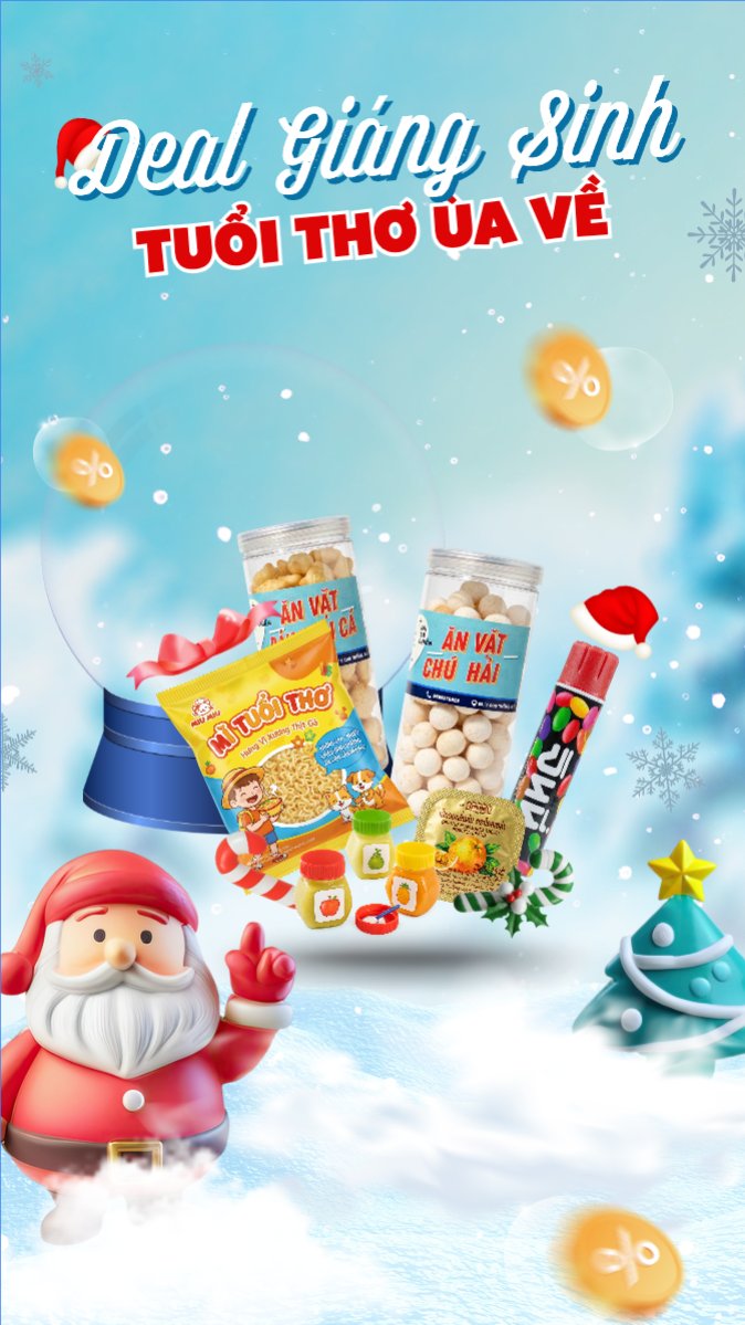 Deal giáng sinh tuổi thơ ùa về