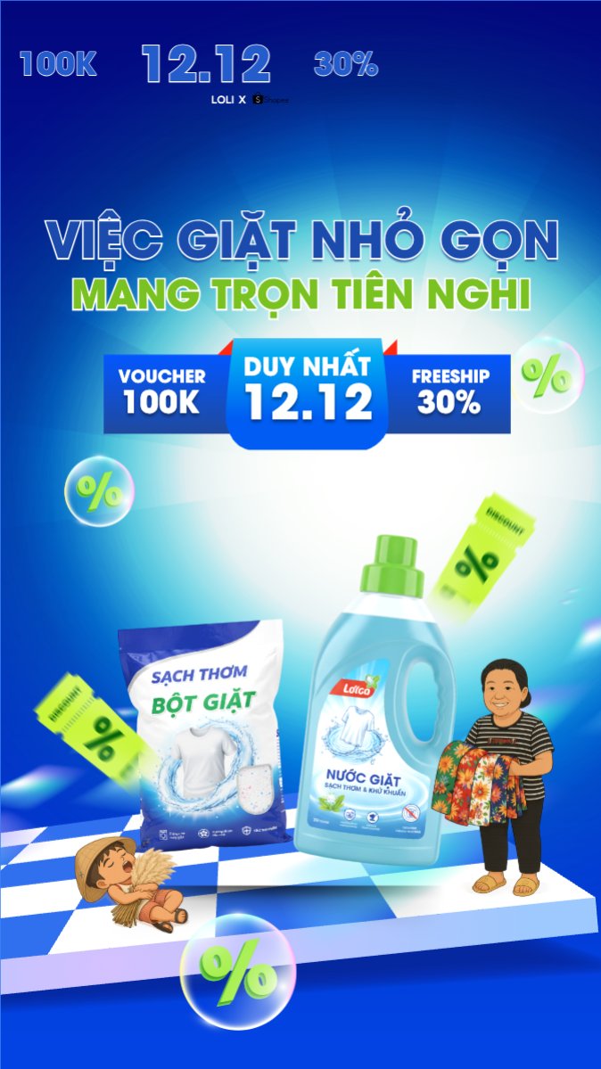 Việc giặt nhỏ gọn mang trọn tiện nghi