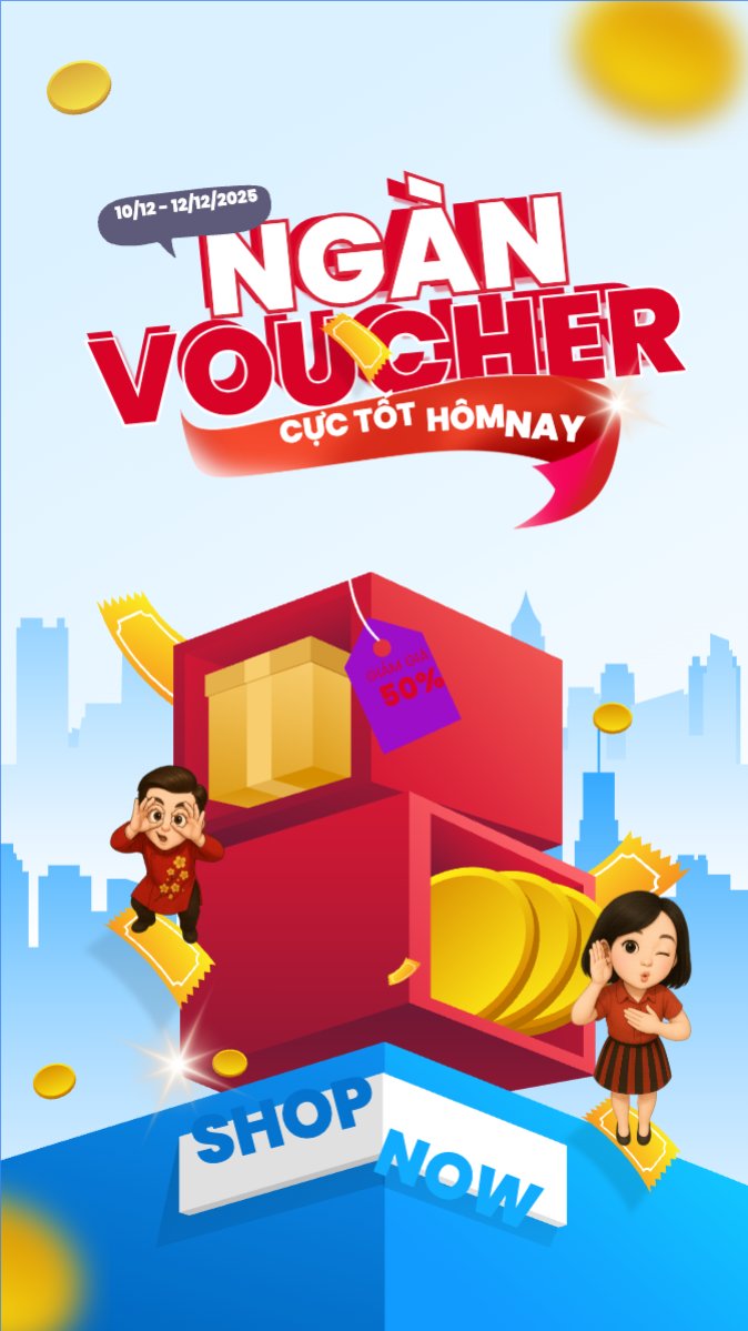 Ngàn voucher cực tốt hôm nay
