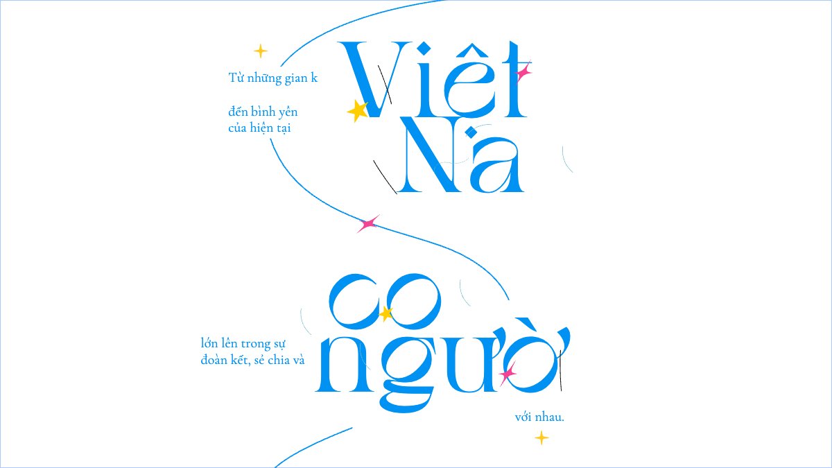 2/9, Quốc Khánh, lễ hội, Việt Nam, sự kiện, dễ thương, cute, đơn giản, simple, typo, typography