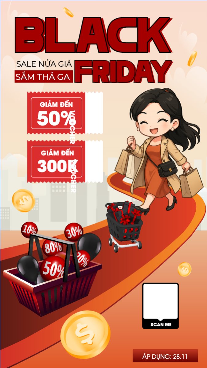 Sale nửa giá sắm thả ga