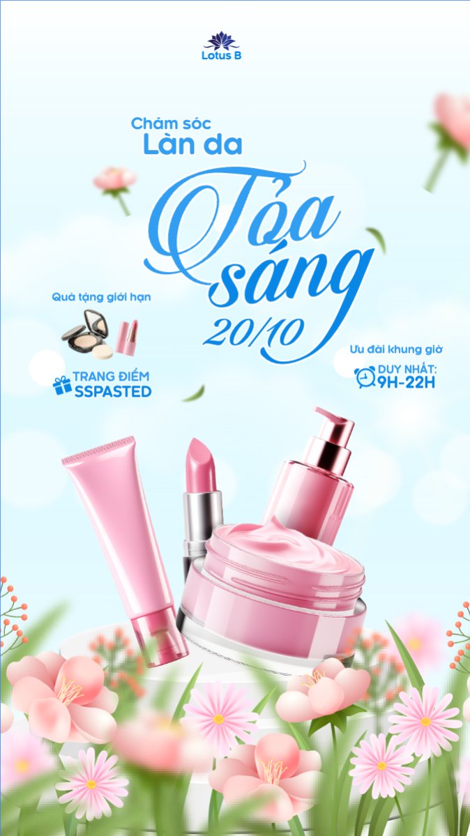 20/10, Ngày phụ nữ Việt Nam, Vietnamese Women's Day, phụ nữ, sự kiện, event, mỹ phẩm, làm đẹp, beauty, hiện đại, modern	