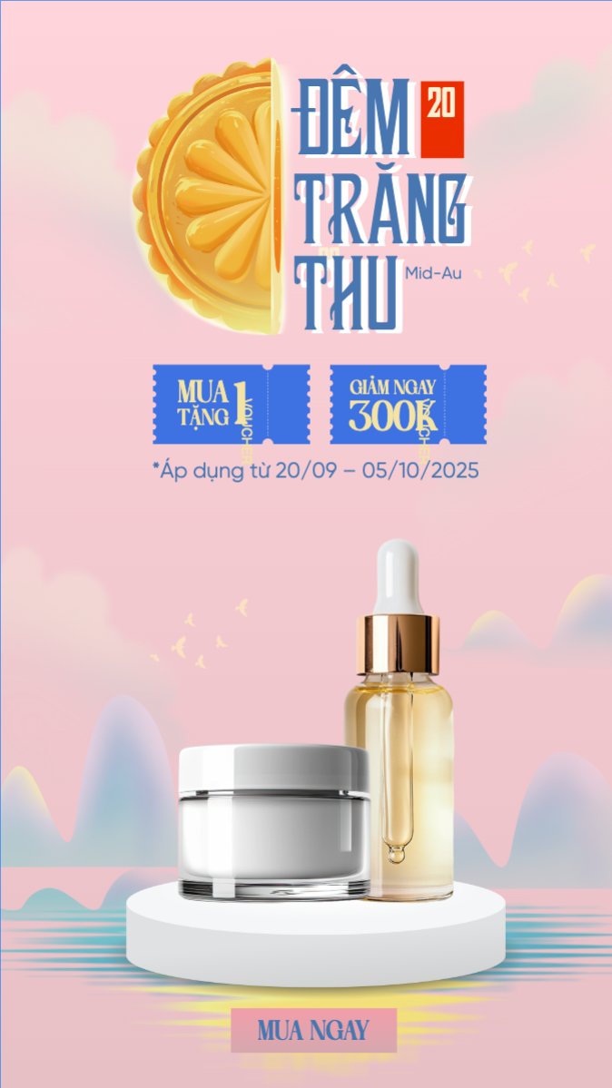 Trung thu, Tết Đoàn Viên, mid-autumn festival, sự kiện, event, lễ hội, festival, mỹ phẩm, beauty, làm đẹp, sale, giảm giá, dễ thương, cute