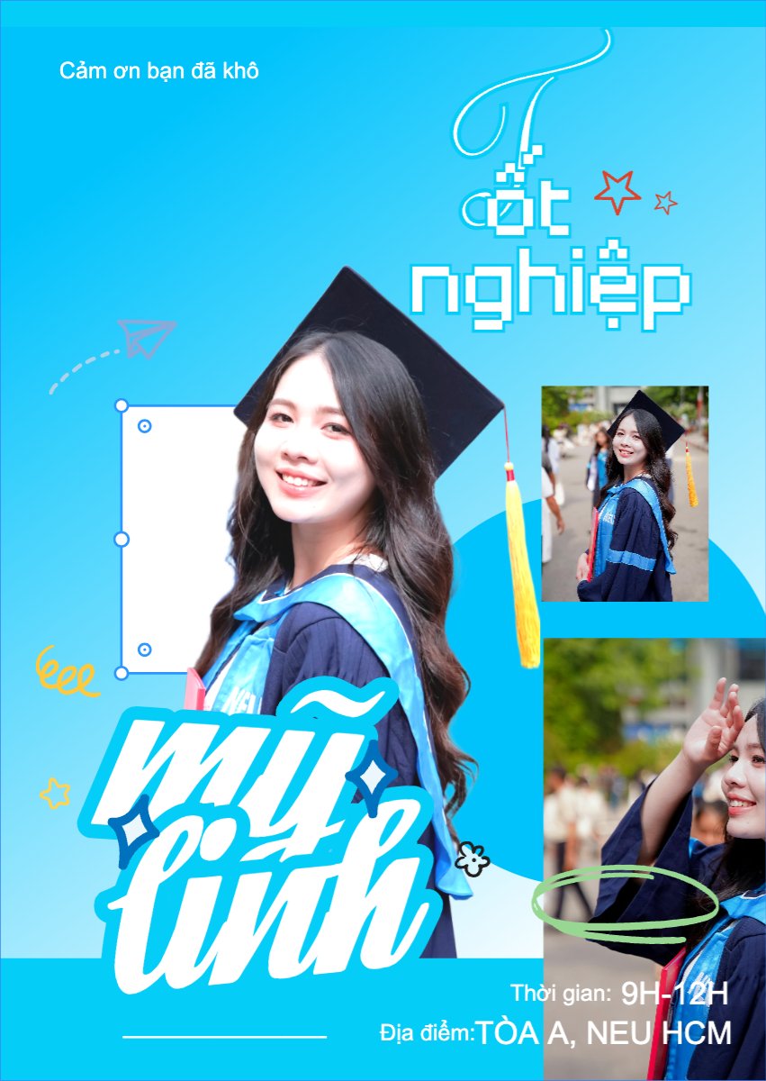 Mỹ Linh tốt nghiệp