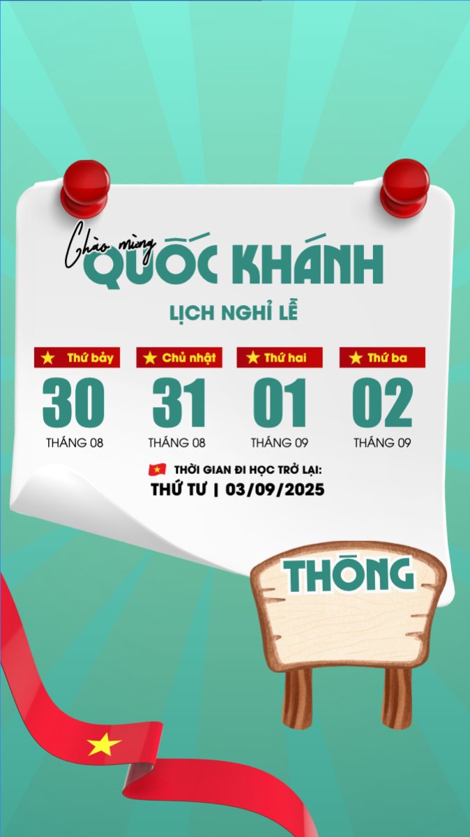 2/9, Quốc Khánh, lễ hội, thông báo, lịch nghỉ, Việt Nam, sự kiện, event, hiện đại, modern