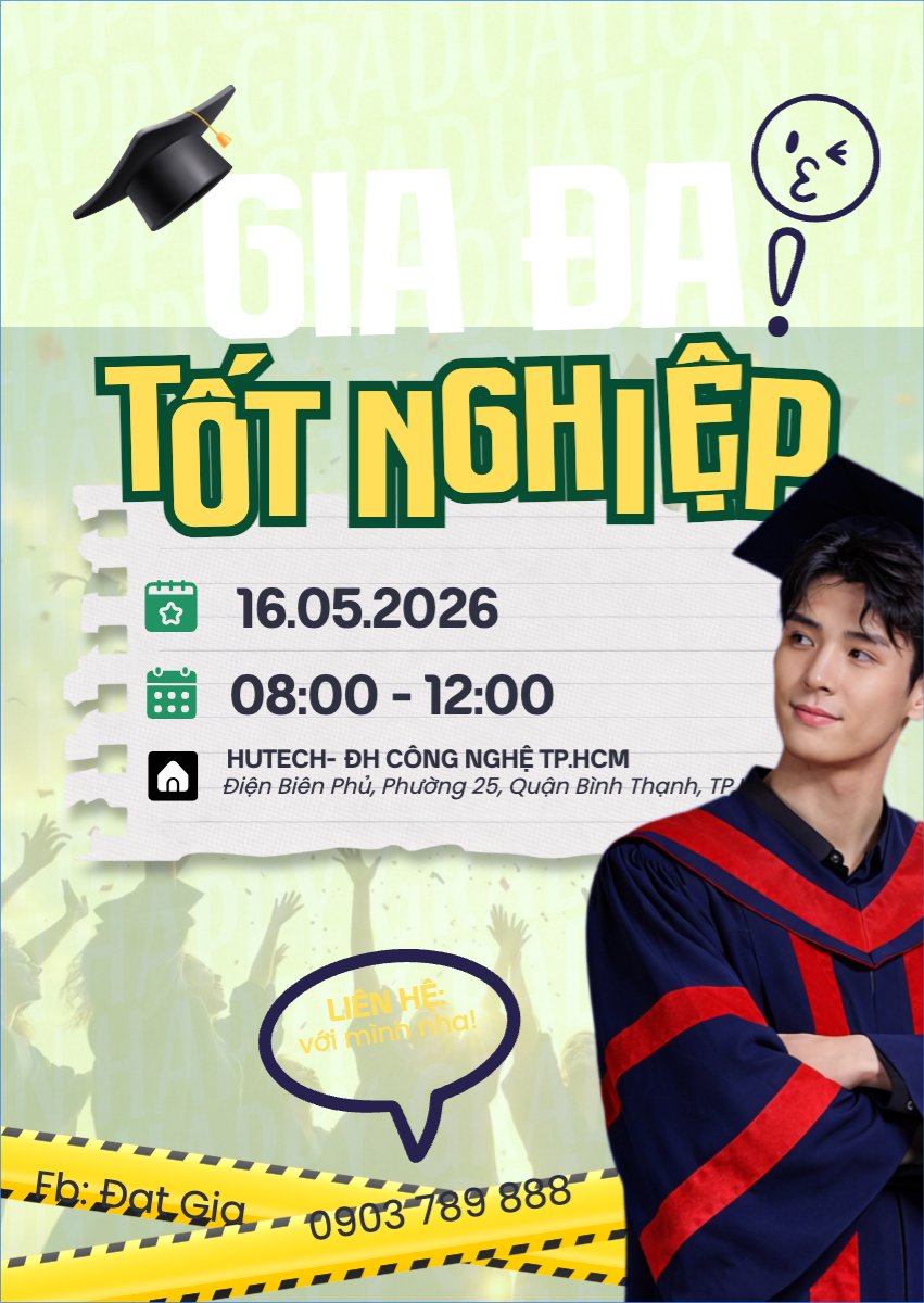 Tốt nghiệp rồi nè