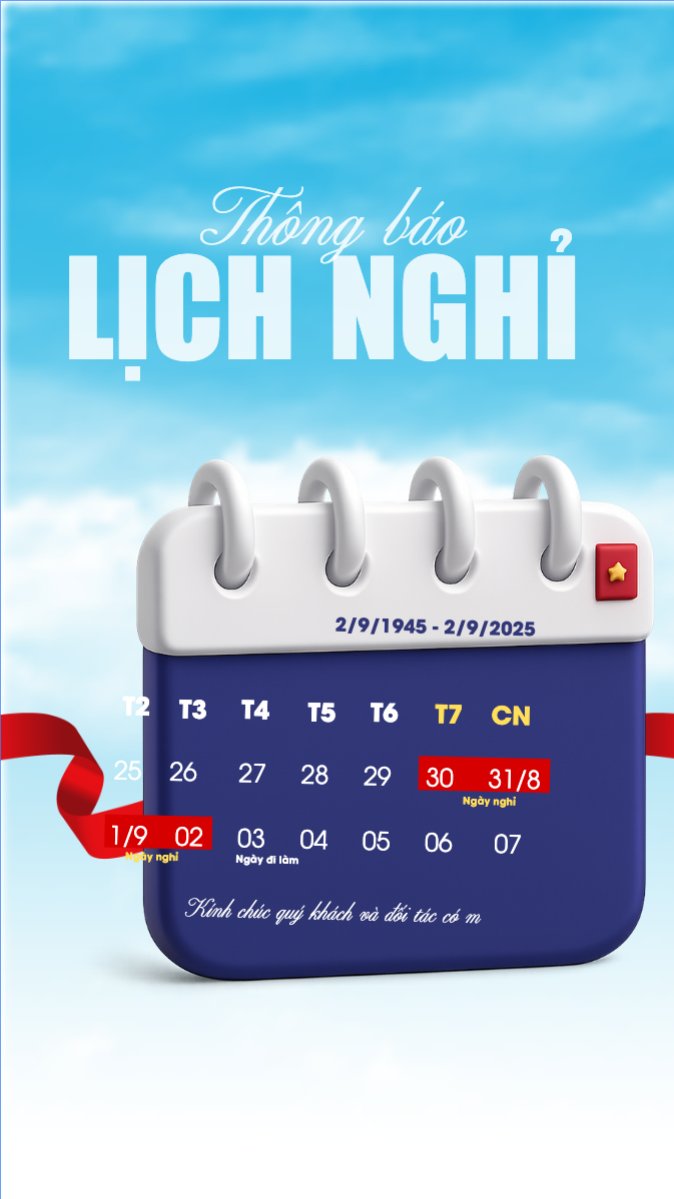 2/9, Quốc Khánh, lễ hội, thông báo, lịch nghỉ, Việt Nam, sự kiện, event, hiện đại, modern