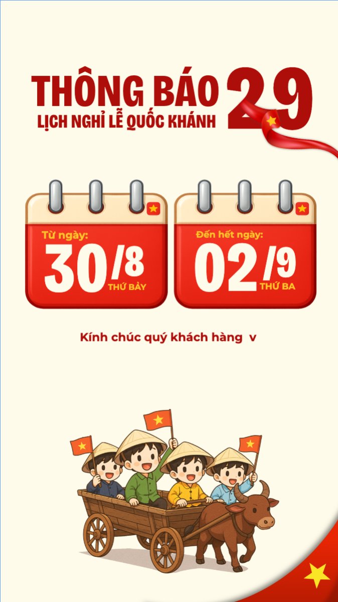 2/9, Quốc Khánh, lễ hội, thông báo, lịch nghỉ, Việt Nam, sự kiện, dễ thương, cute, chibi, hoạt hình, cartoon