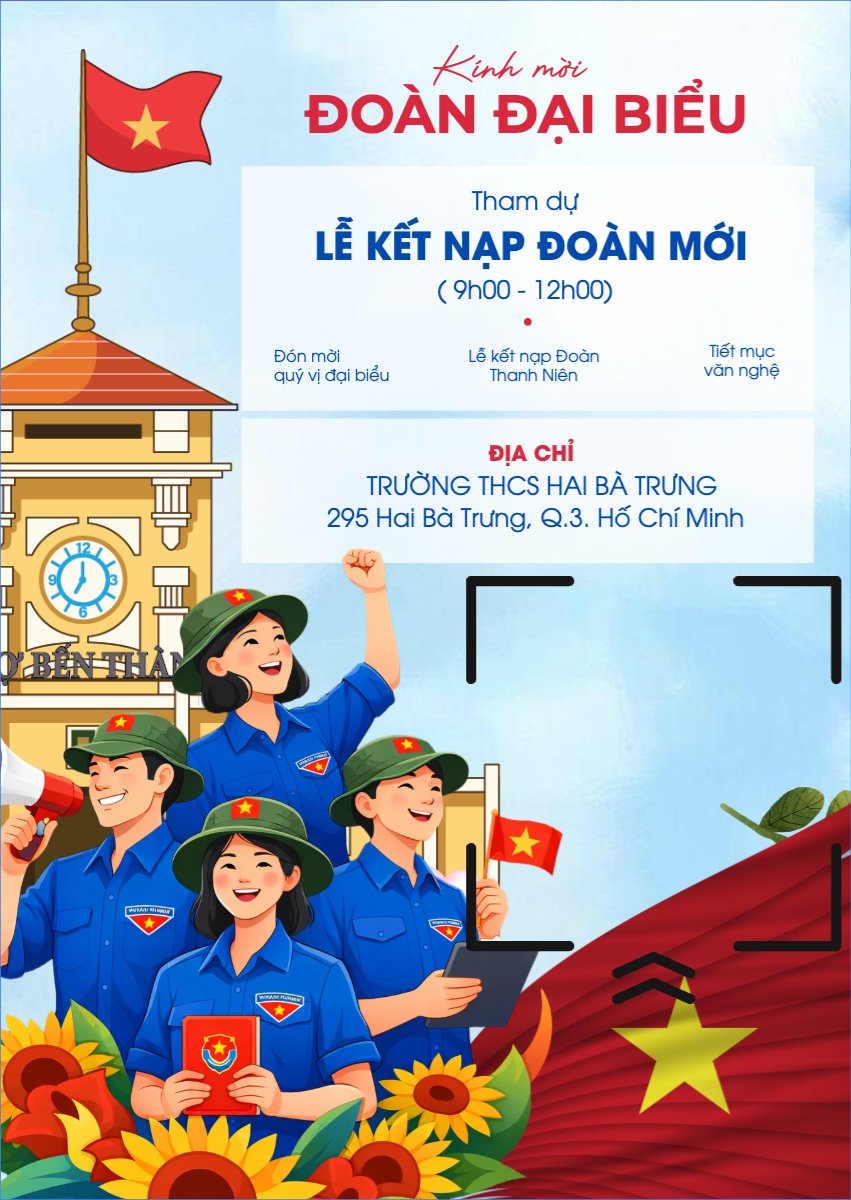 Lễ kết nạp đoàn mới