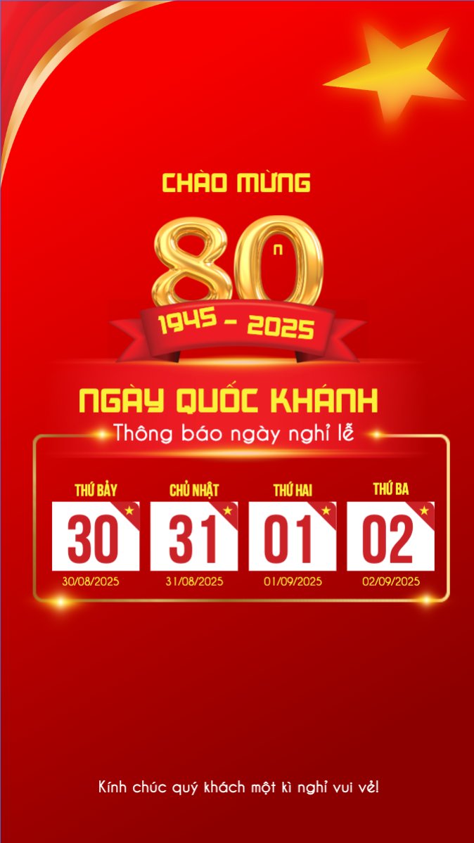 2/9, Quốc Khánh, lễ hội, thông báo, lịch nghỉ, Việt Nam, sự kiện, event, hiện đại, modern