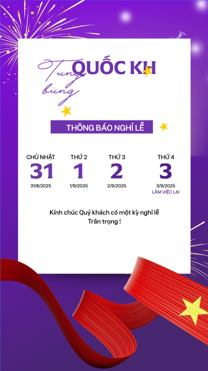 2/9, Quốc Khánh, lễ hội, thông báo, lịch nghỉ, Việt Nam, sự kiện, event, hiện đại, modern