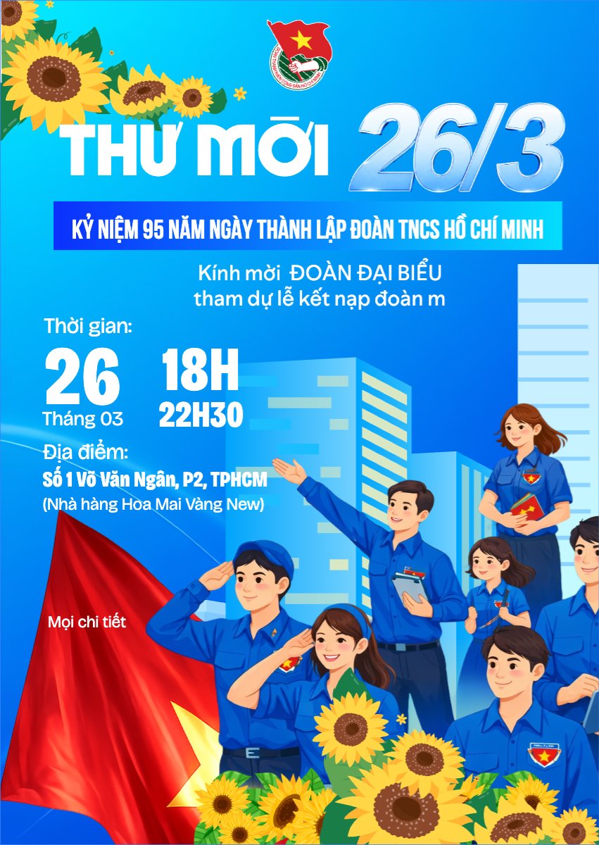 Kỷ niệm ngày thành lập Đoàn TNCS Hồ Chí Minh 26/3